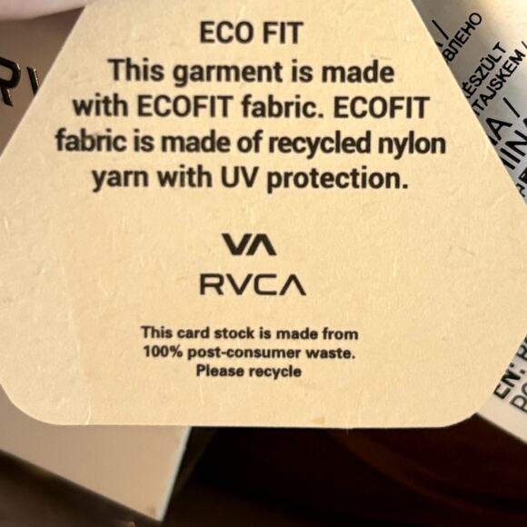 NWT RVCA Bandeau Swim Top Women's Size 8 Earth Bloom S Floral Removable Straps - Picture 11 of 12